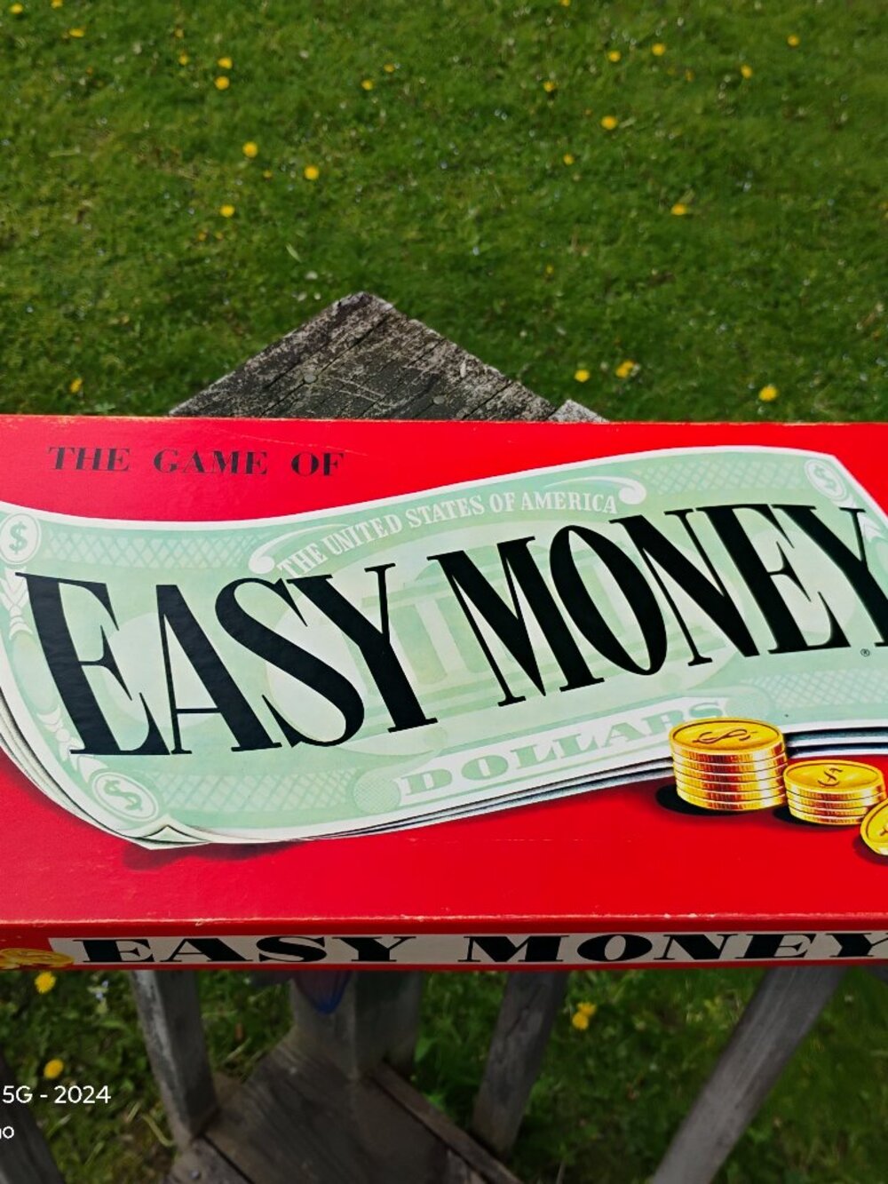 Easy Money vintage board game 2 to 6 player Milton Bradley #4039 circa 1950s-60s
